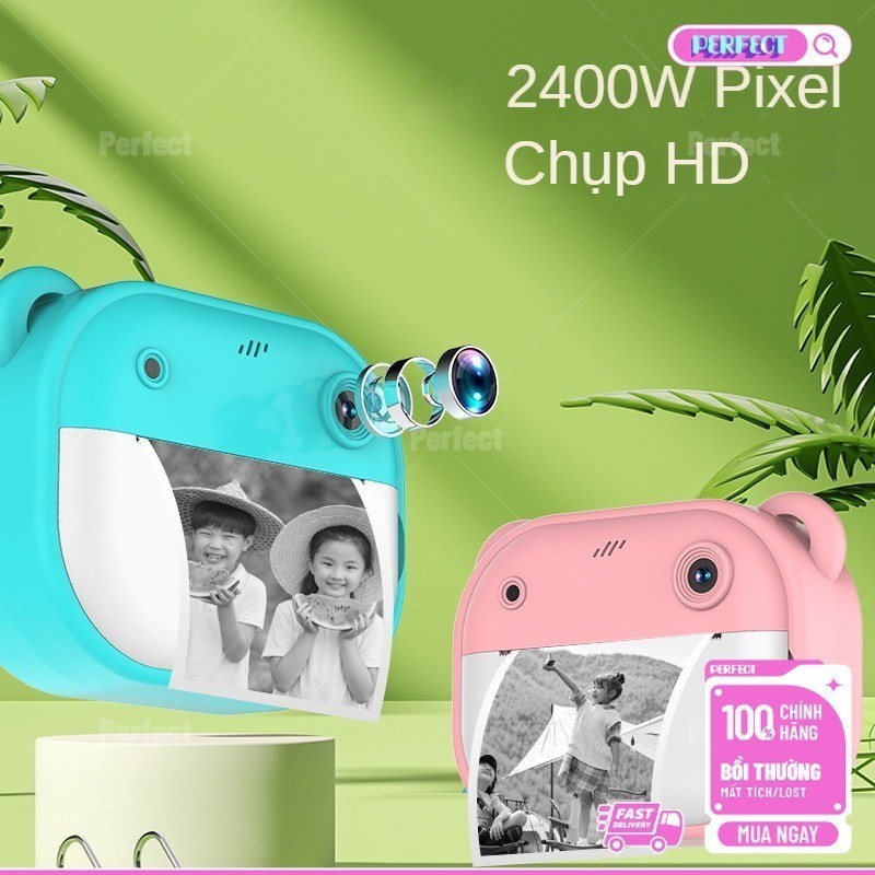 🎁🎁Đồ Chơi Máy Ảnh In Ngay Trẻ Em - Mini Cute Hoạt Hình Cao Cường