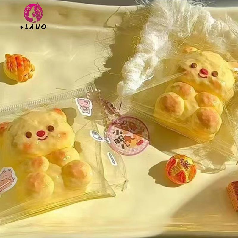 Springevenstar Handmade Squishy Bơ Gấu Mochi Taba Squishy MỚI Fidget Đồ chơi Giảm căng thẳng Đồ chơi
