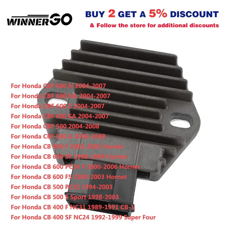 Bộ chỉnh lưu điều chỉnh điện áp cho Honda CBF600 S N SA NA CBF500 A CB900F Hornet CB600F PC34 F CB50