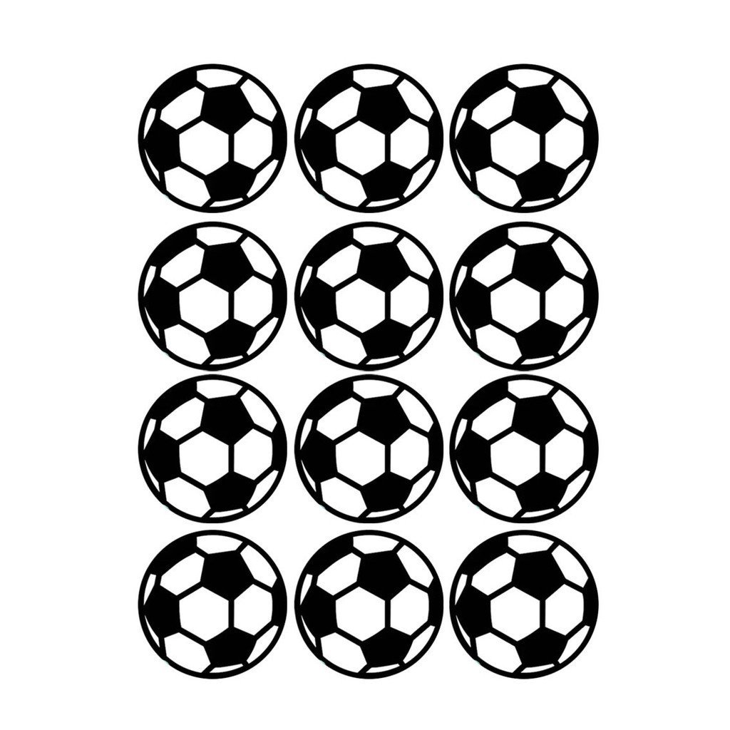 Bóng đá World Cup Quà tặng Trang trí Nhãn dán Nhãn dán niêm phong Nhãn dán 3CM 2CJ1