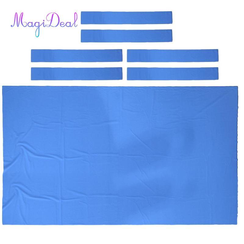 MaggiDeal Bàn bida 7ft kèm 6 dải vải nỉ, dày 0,9mm - Có 3 màu