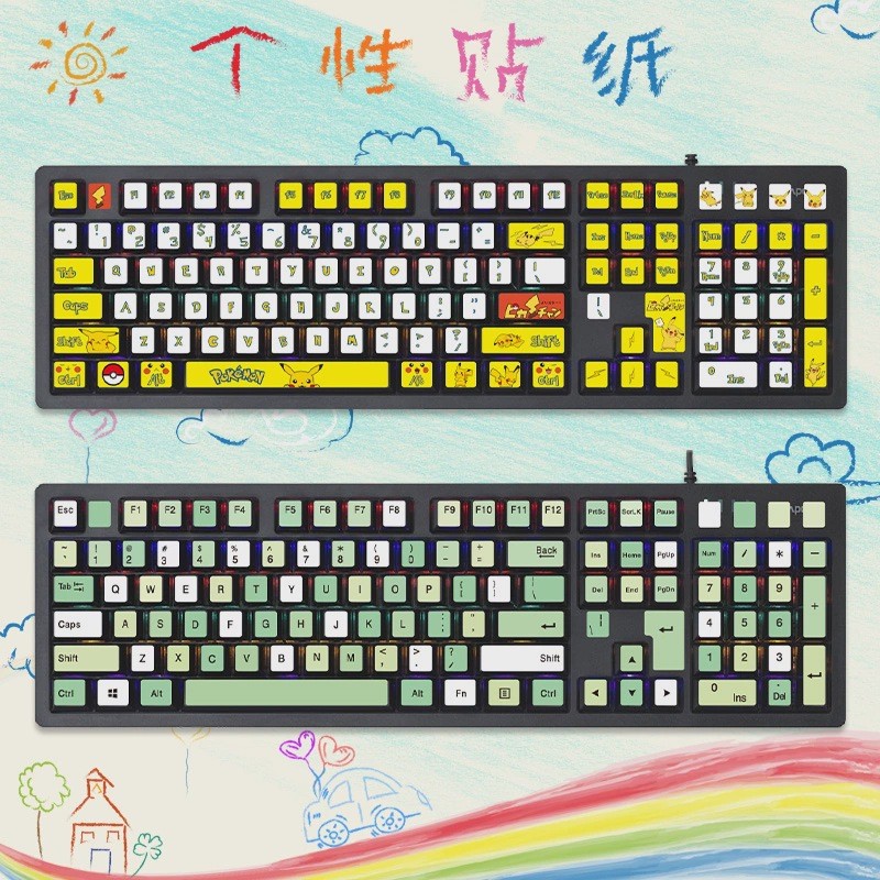 Thích hợp cho Logitech K865 K855 K835 K845 k840 Máy Tính Để Bàn Phím Máy Tính Để Bàn Miếng Dán Nút N