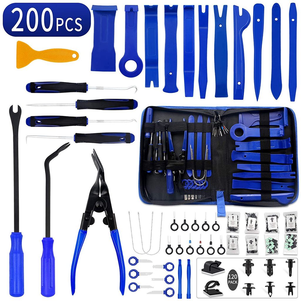 Popular~New car audio disassembly tool43/38/250Set Interior modification light switch pliers and scr