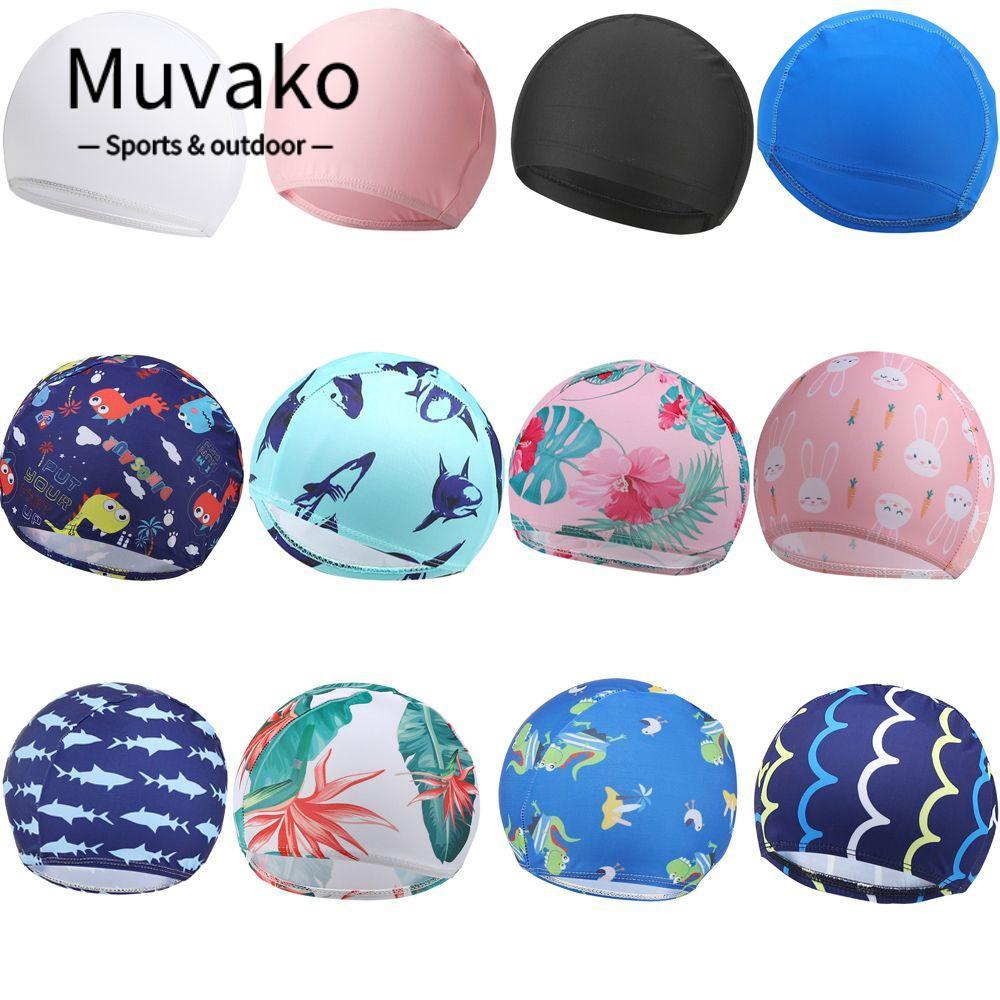 Mũ Bơi MUVAKO Cá Mập Cá Sấu Bé Trai Bé Gái Trẻ Em Mũ Tắm
