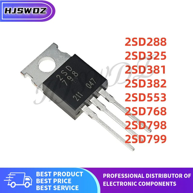 10 Cái / lốc 2SD553 2SD799 2SD768 2SD325 2SD382 2SD798 2SD381 2SD288 D553 D799 D768 D325 D382 D798 D