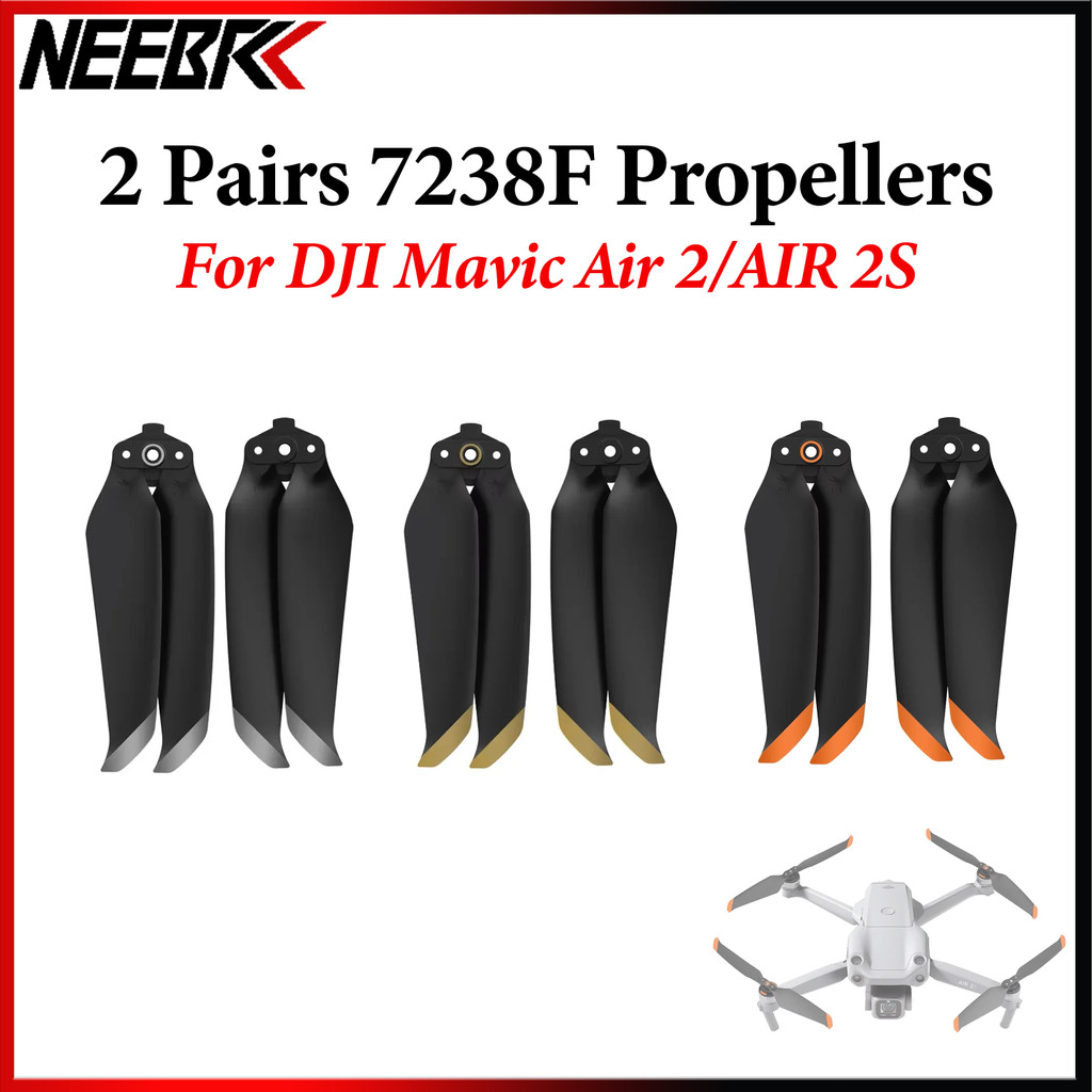 4 7238F DJI Mavic Air 2 / AIR 2S CW / CCW Cánh quạt tiếng ồn thấp cho DJI Mavic Air 2 / AIR 2S Quadc