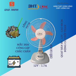 Quạt bàn b3 dùng bình 12v - ko kèm bình