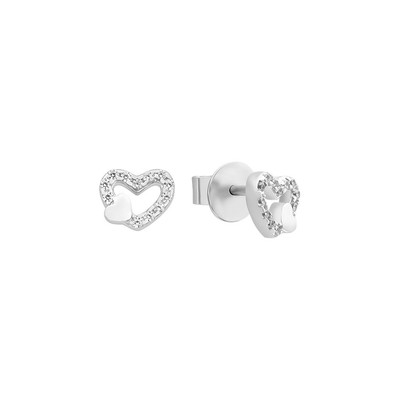 Bông tai Bạc đính đá PNJSilver XMXMW060437