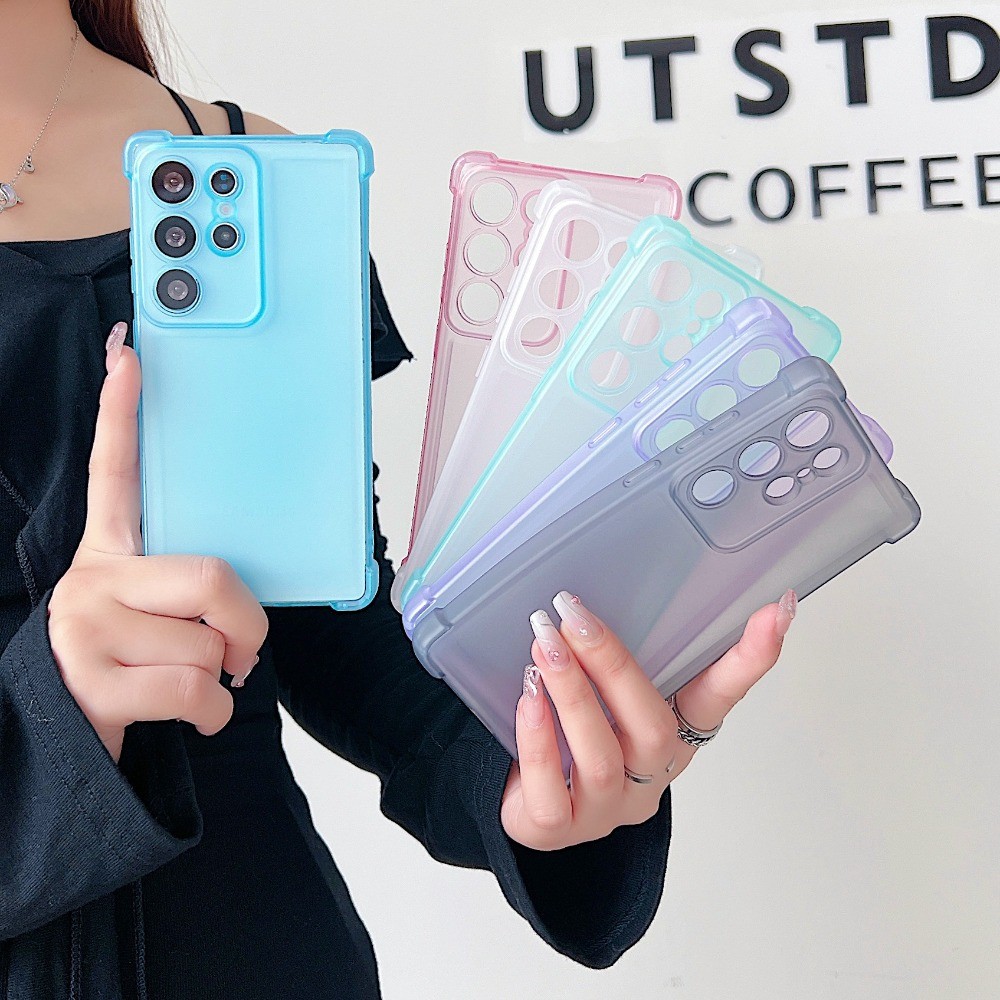 Ốp Điện Thoại Trong Suốt Mờ Dễ Thương Cho Redmi K70E K60 K50 K40 Pro K80 K50 K60 Ultra 14C 14R A4 A3