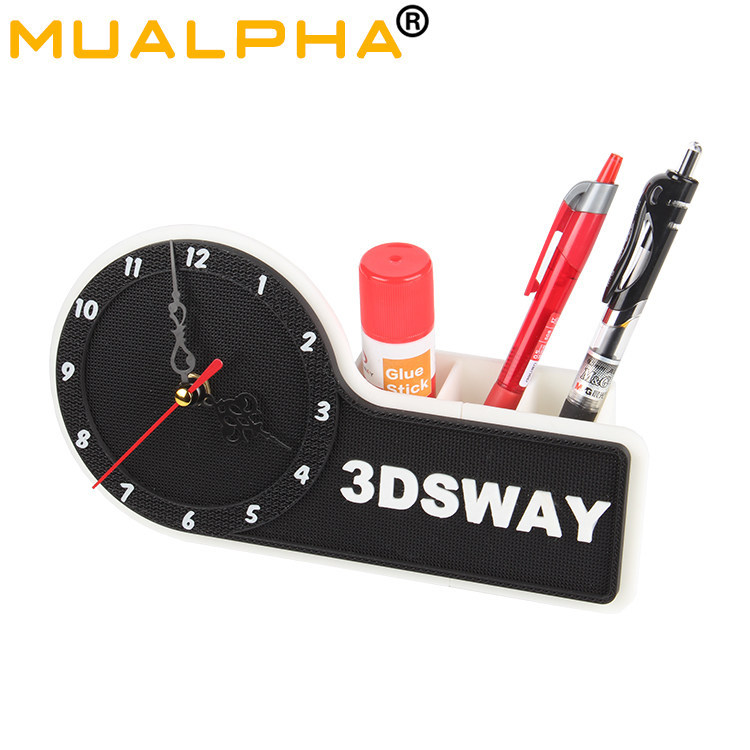 MUALPHA 3D In TZ Đồng Hồ Tre Mô Hình Sáng Tạo Thành Phần Nhà Làm Kho Báu MH011 Trang Trí Máy Tính Để