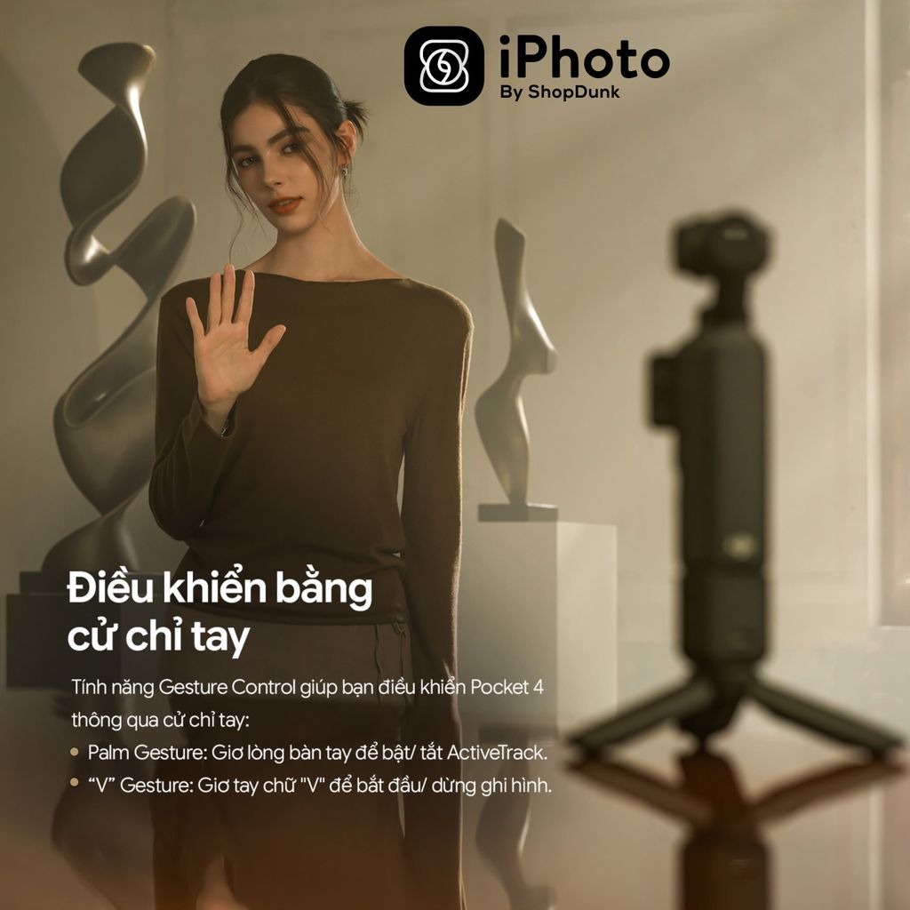 DJI Osmo Pocket 4 Gimbal Tích Hợp Camera Chất Lượng Cao, Bộ Nhớ Trong 107GB - Bảo Hành Chính Hãng | BigBuy360 - bigbuy360.vn