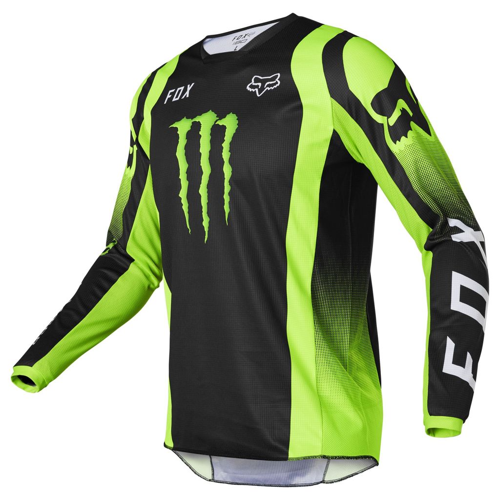 Áo đua xe F0X Racing Monster thoáng khí, dành cho nam, phù hợp xe máy và xe đạp