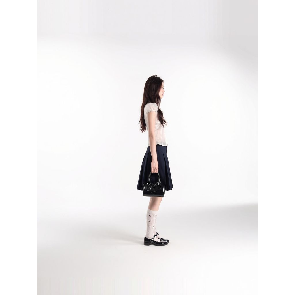 Chân Váy Xếp Ly Nhật Bản – Vibe Nữ Sinh, Dáng Lửng Tới Gối, Form Chuẩn Trend THELSTUDIOS | BigBuy360 - bigbuy360.vn