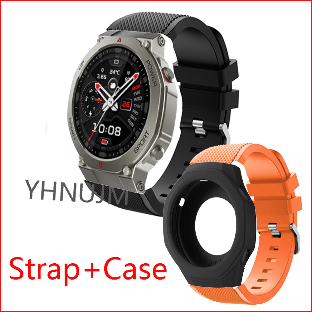 Black Shark GS3 Ultra Smart Watch Case Bảo Vệ Màn Hình Dây Đeo Silicon Cho Cá Mập Đen GS3 Ultra Band