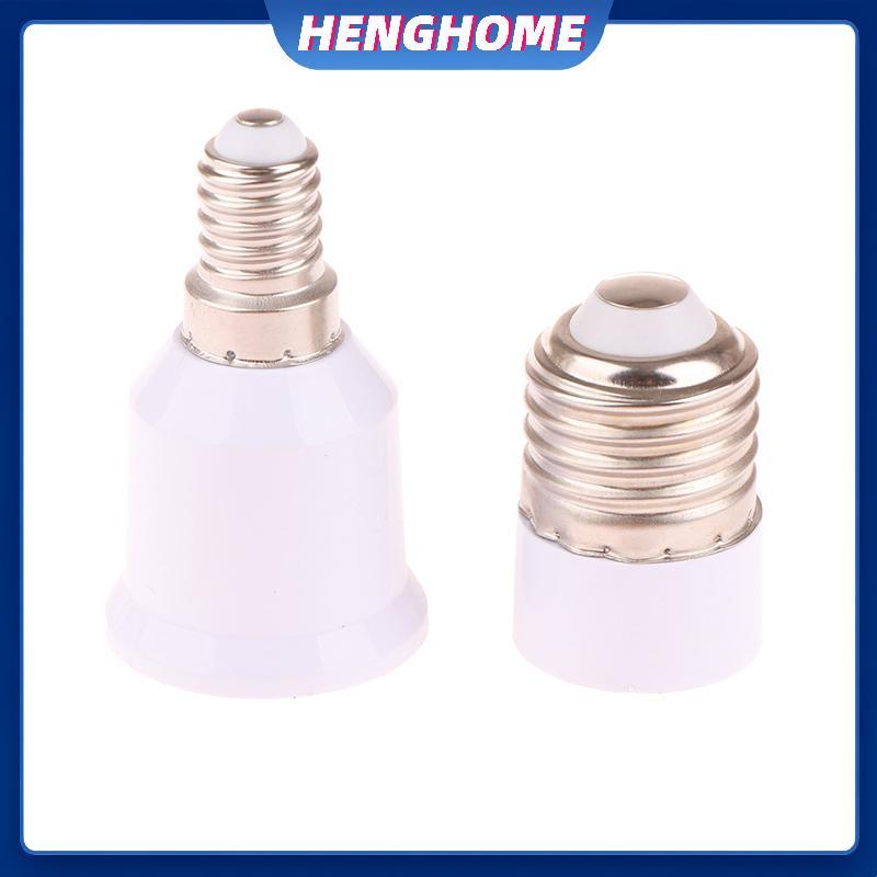HENGHOME 1 Bộ Chuyển Đổi Bóng Đèn LED E14 Sang E27 / E27 Sang E14 Đế Bóng Đèn E14 Nữ E27 Nam Adapter