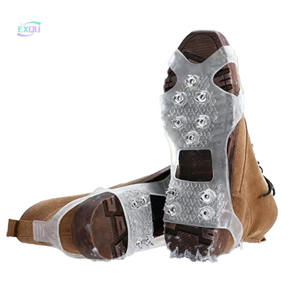 Vỏ Giày Có Móng Vuốt Bằng Thép, 10 Răng Tăng Ma Sat, Phù Hợp Cho Trekking Và Hiking