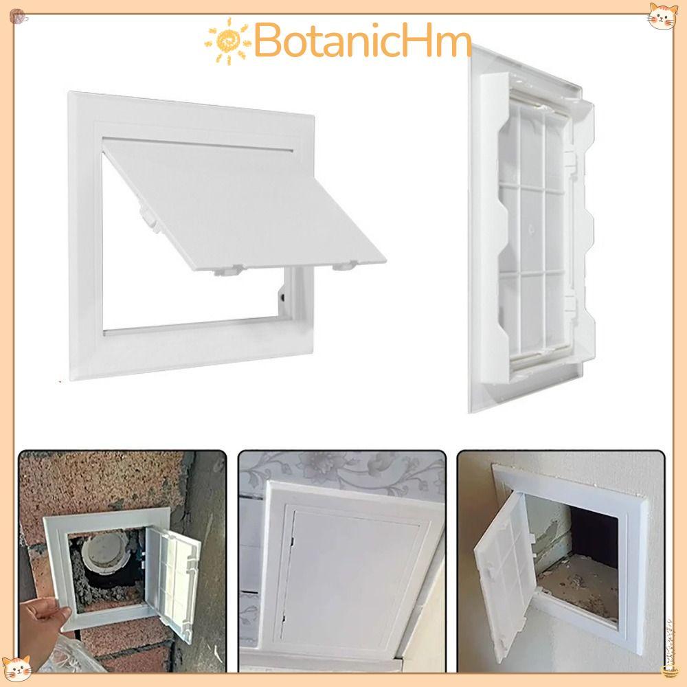 [COD] Cửa bảng điều khiển truy cập BOTANICHM, Tấm che nắp mở màu trắng có thể tháo rời, Khóa cửa hộp Cửa nhựa Bản lề Truy cập Cửa nở Trần tường