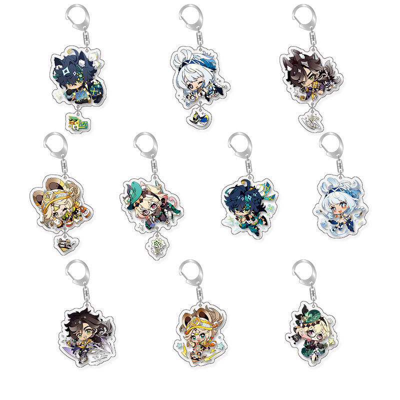 Mặt dây chuyền móc khóa hai mặt nhiều lớp Maranika Zinakinich Amélie Essesos thiết bị ngoại vi