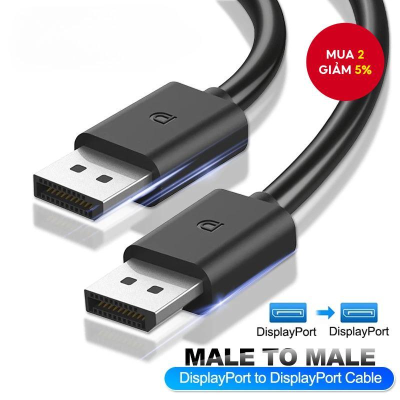 Cáp chuyển đổi DisplayPort đực sang đực cho PC Laptop TV Monitor