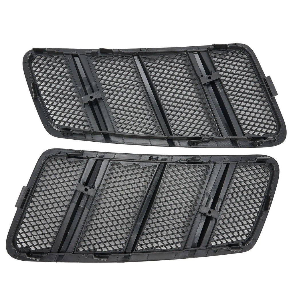 Dành cho lưới tản nhiệt Mercedes Hood Hood Hood Vent Grille 1668800205 2 Chiếc Đen GL550 GL63 ML Trá