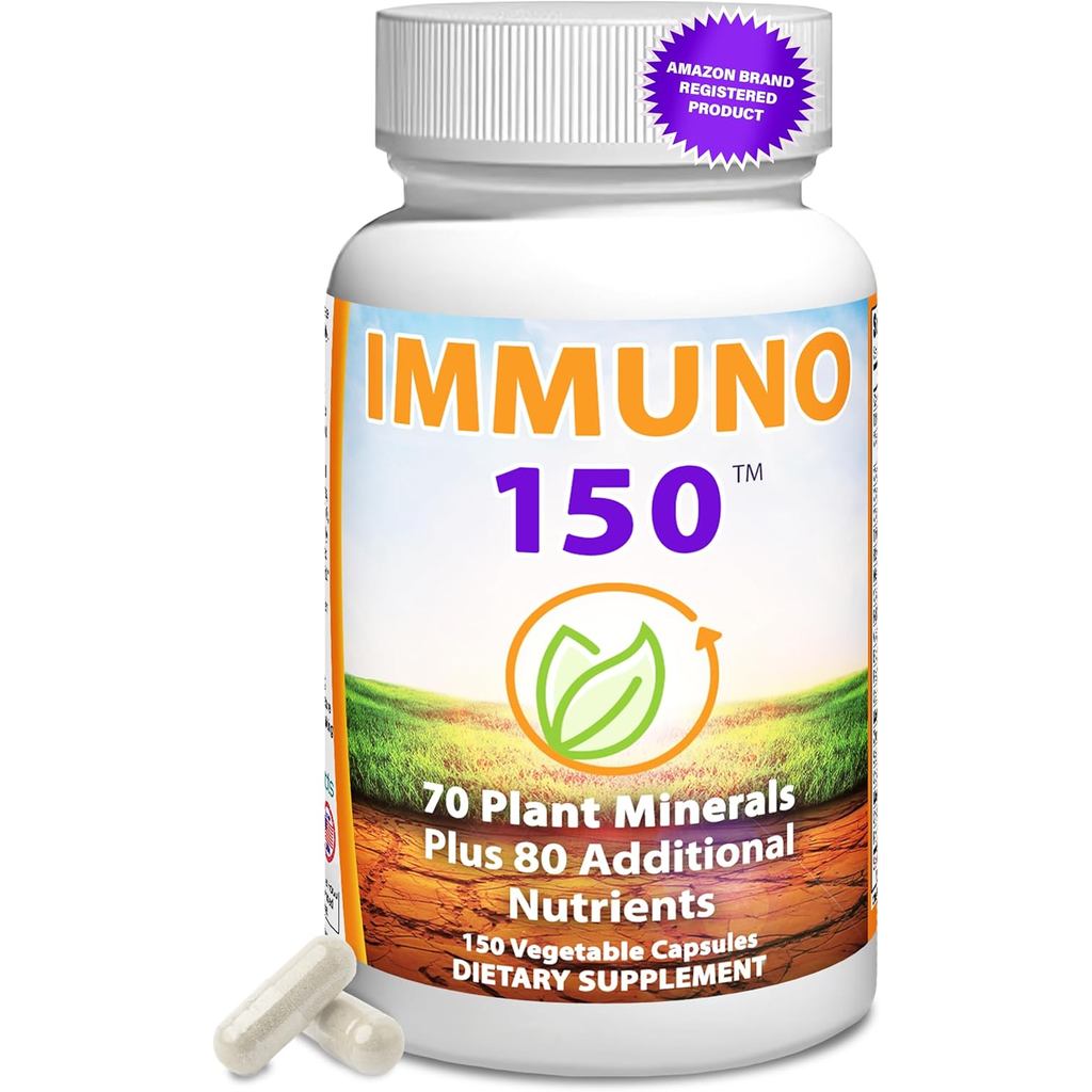 150 Hỗ trợ miễn dịch Hỗ trợ miễn dịch, giàu 70 loại khoáng chất thực vật, 13 loại vitamin thiết yếu 