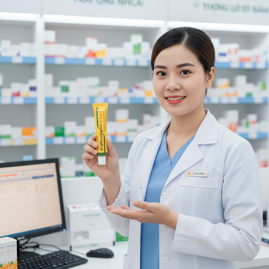 Kem Nghệ, Ngừa mụn Ery Nghệ- Ngừa Mụn,Giảm thâm, Ngừa Sẹo, Từ Tinh Chất Nghệ medipharco Tuýp 10gram