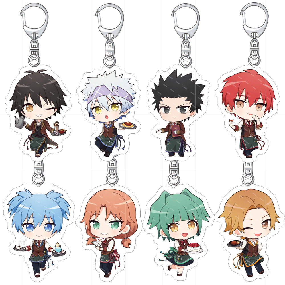 Anime Assassination Classroom  keychain Koro-sensei Nagisa Shiota Figures Cute Bag Pendant Accessari