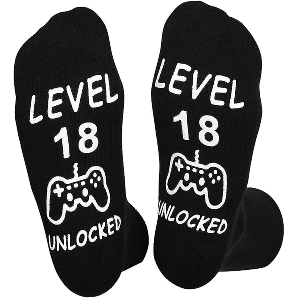 Tất ngộ nghĩnh mới lạ cho bé trai - Fun Gamer / Football Crew Sock Teen Boy Ideas Cool Christmas Bir