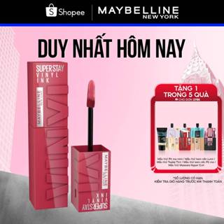  Son Bóng Bền Màu Nhẹ Môi Superstay Vinyl Ink Maybelline New York 4.2ml 
