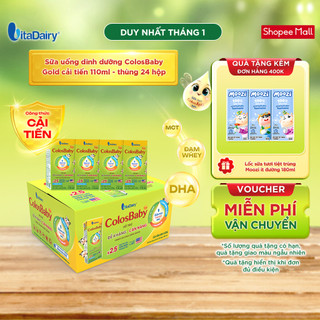  Sữa uống dinh dưỡng ColosBaby Gold 110ml cải tiến - thùng 24 hộp 