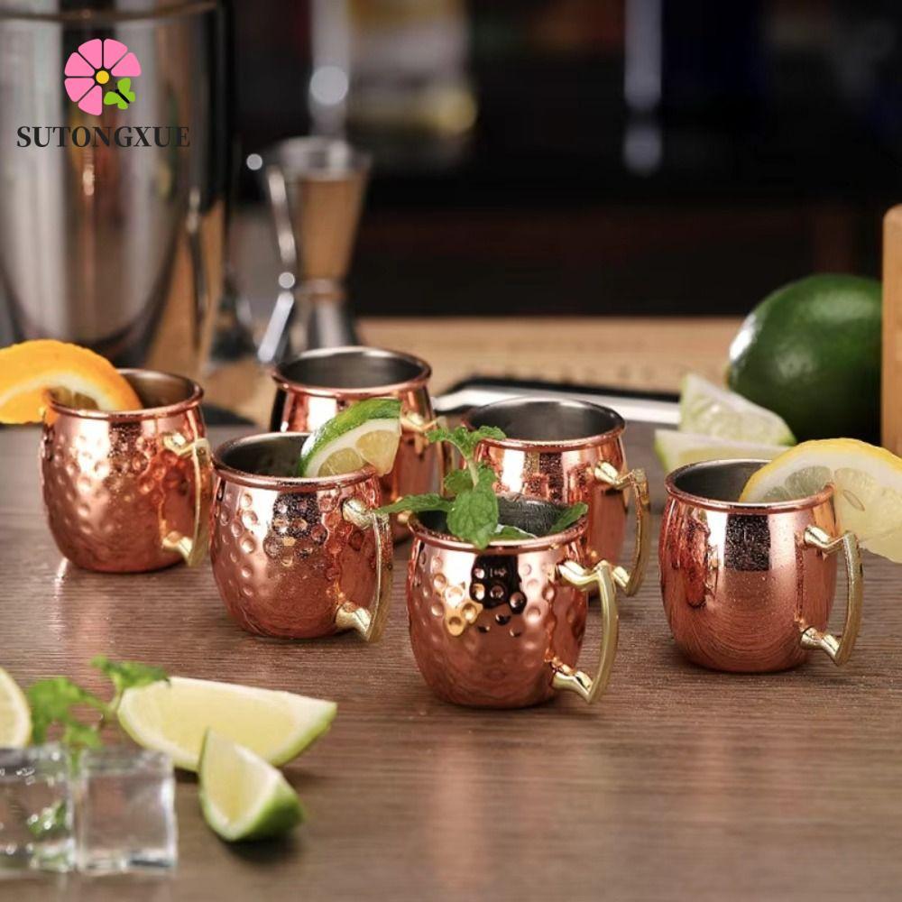Cốc thép không gỉ SUTONGXUE, Dụng cụ thanh cốc rượu vang Moscow Mule Mug, bền Nga Drinkware Bia Cup 