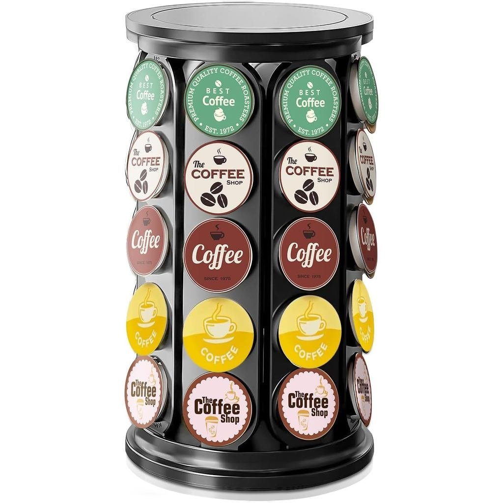 Hộp đựng cốc K, Hộp đựng băng chuyền đựng cà phê Tương thích với 40 Keurig K-Cup Pods, Dụng cụ sắp x