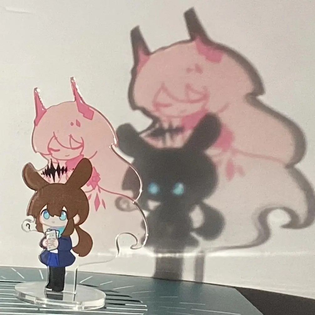 Standee Amiya Arknights mô hình mica trong suốt trang trí bàn học làm việc quà tặng fan anime game f