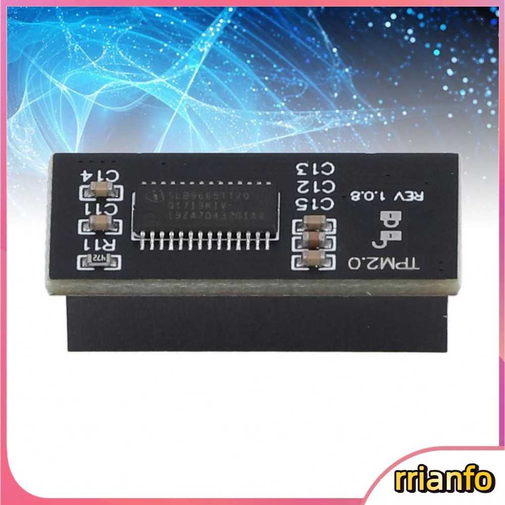Rrianfo Bộ xử lý mã hóa an toàn Rrianfo Mô -đun TPM 2.0 cho bộ nhớ PC DDR4 với 20Pin 2x10p Chip Giga