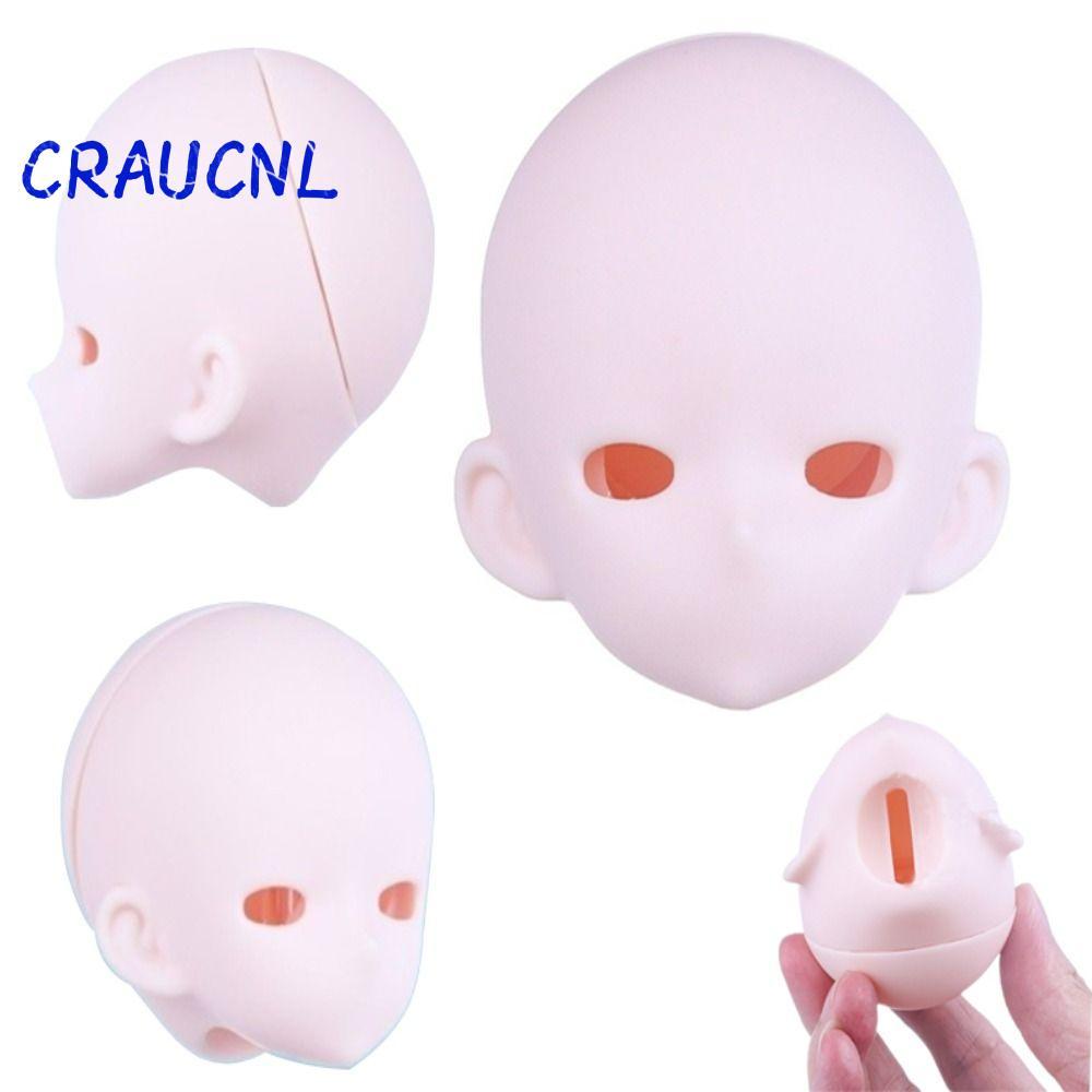 LUOL Bjd Baby Head, Anime-Style Openable 1 / 4 BJD Anime Headsculpt, Không Trang Điểm PVC Da Trắng B