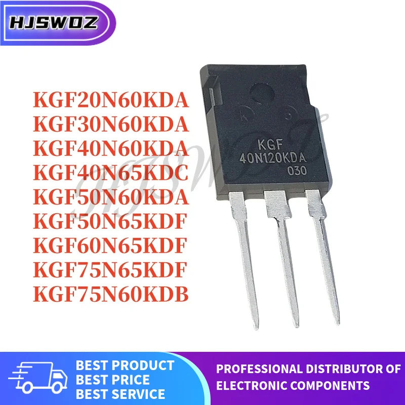 10 CHIẾC KGF40N60KDA KGF40N65KDC KGF75N65KDF KGF30N60KDA KGF75N60KDB KGF50N60KDA KGF50N65KDF KGF60N6