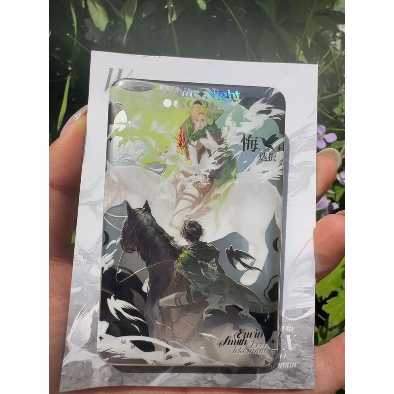 Tấn công Titan / Levi Ackerman / Erwin Smith / Tấn công Titan Levi Ackerman Erwin Huy hiệu vuông Hàn