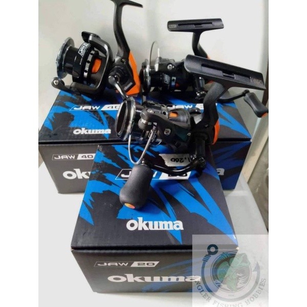 okuma jaw 20, 30, 40, 45, 55 reels buy okuma jaw reels get 2 free lures