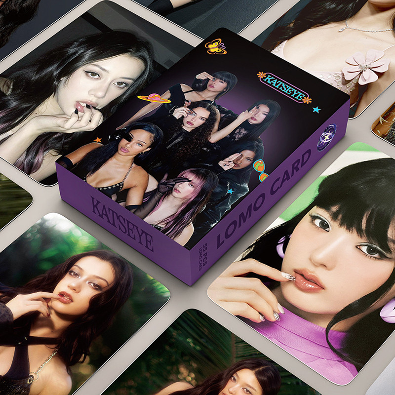 55 Cái / hộp KATSEYE Photocards 2026 Album KPOP LOMO Thẻ Bộ Sưu Tập Thẻ