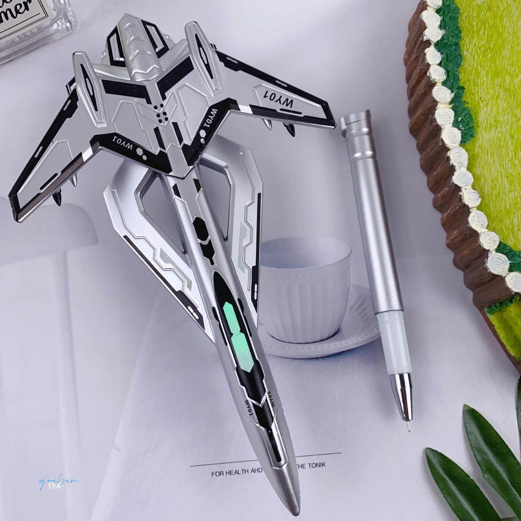 đồ dùng học tập độc lạ bút độc lạ Influencer Xuânnv Hoàng Đế Trắng Vô Hình Máy Bay Tiêm Kích Bút Gel