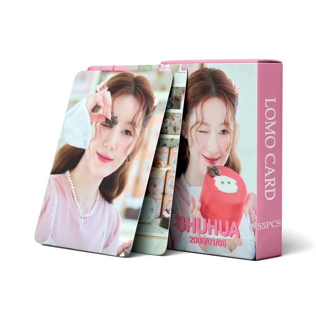55 gidle Ye SHUHUA Thẻ SHUHUA Star KPOP Hàng hóa LOMO Photocard