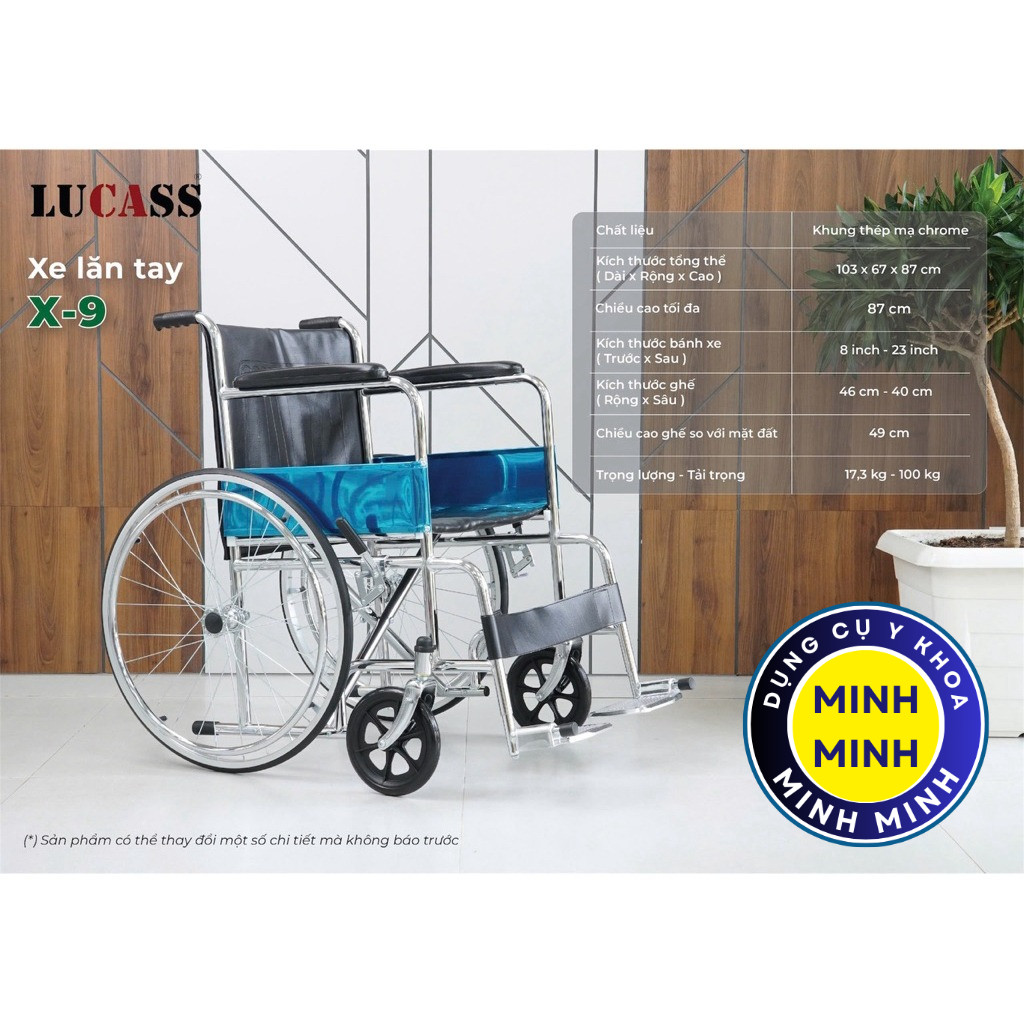 XE LĂN TIÊU CHUẨN LUCASS X-9 (X9)