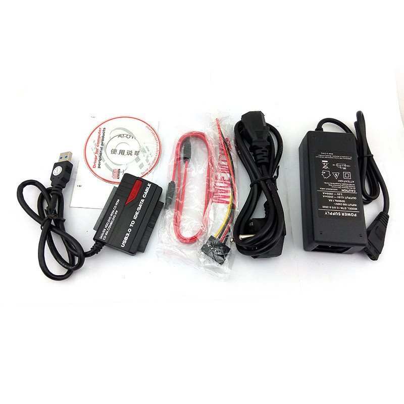Cáp truyền động dễ dàng Ezhou USB3.0 sang IDE / SATA Cáp ba mục đích Cáp chuyển đổi USB sang IDE Cáp