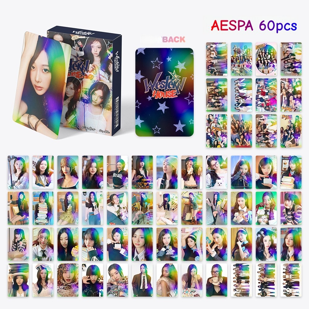 55 Chiếc Dirty Work Lomo Cards Whiplash Album Photocards WINTER GISELLE KARINANING Kpop Bưu Thiếp Gi