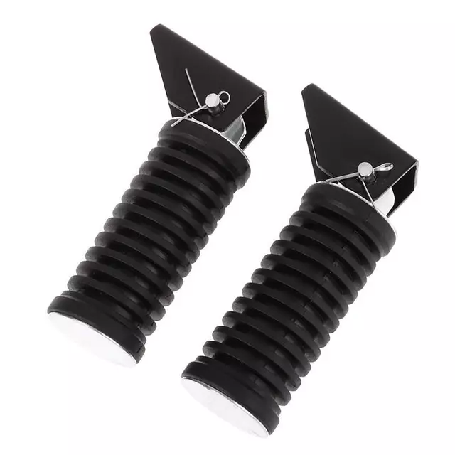 2 cái chân phía sau xe máy chân xe máy chân pegspatible với Suzuki GS125 GN125 Motocross phụ kiện xe máy bàn đạp