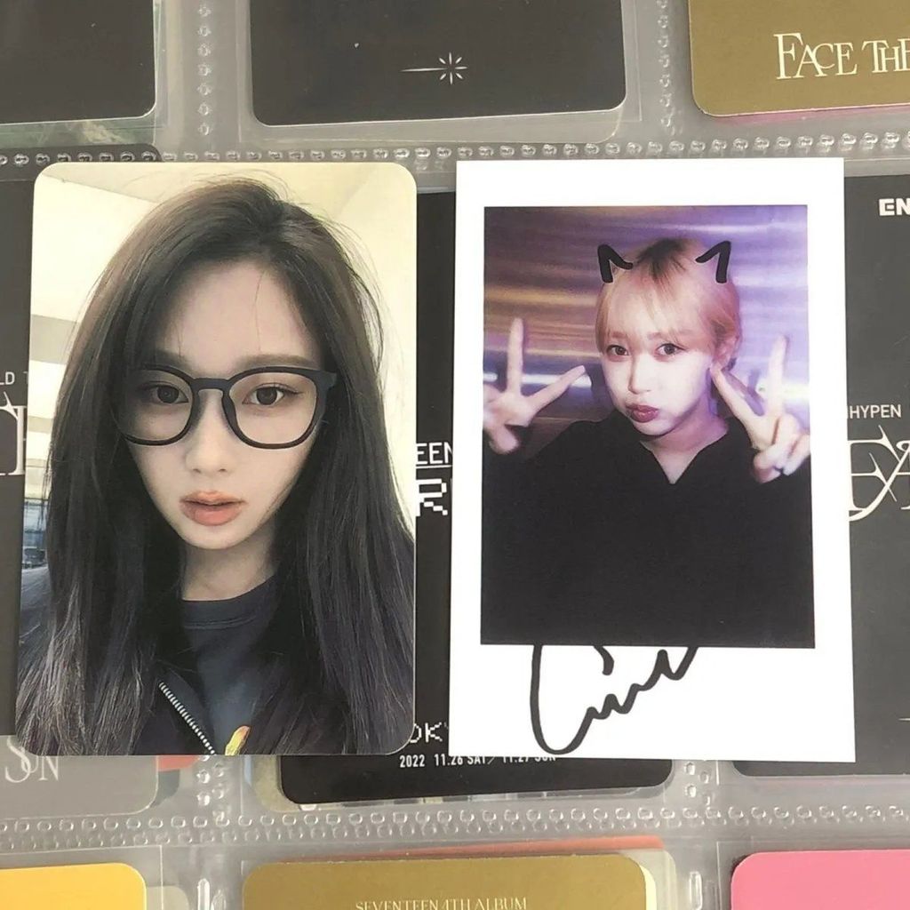 K4 glasses pear aespa K4 2.0 bonus card drama GISELLE card