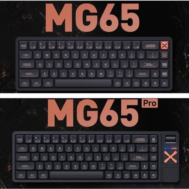 Bàn phím cơ IQUNIX Aluminum Factory MG65/MG75/MG96 trục thấp không dây Bluetooth di động