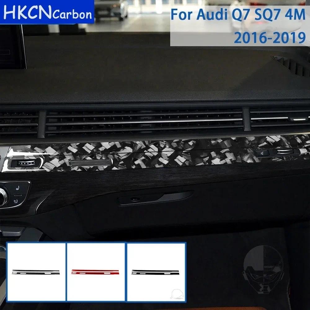 Dành Cho Xe Audi Q7 SQ7 4M 2016 2017 2018 2019 Phụ Kiện Ô Tô Sợi Carbon Nội Thất Dụng Cụ Bảng Viền M