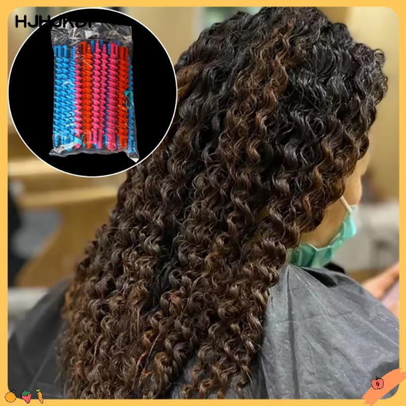 HJ Nhựa Xoắn Ốc Perm Stick Heatless Hair Curler Nữ Xoăn Hair Rollers Heatless Curls Lạnh Perm Bar Cắ