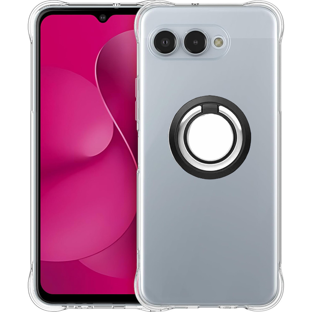 Túi Khí Silicon Chống Sốc Cho T-Mobile T Điện Thoại 3 Pro Revvl 8 Giá Đỡ Từ Tính Trong Suốt Cho T-Mo